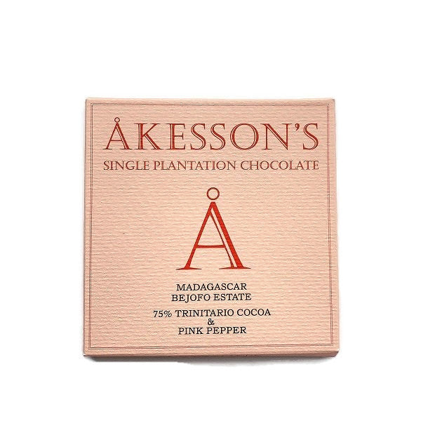 Akesson Madagascar Trinitario 75% with Pink Peppercorn